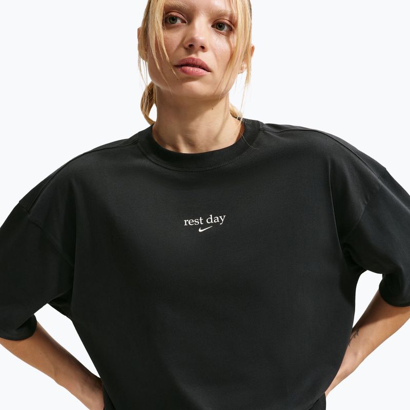 Moteriški marškinėliai Nike Dri-Fit black/white/white 5