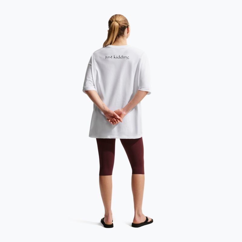 Moteriški marškinėliai Nike Dri-Fit white/black/black 3