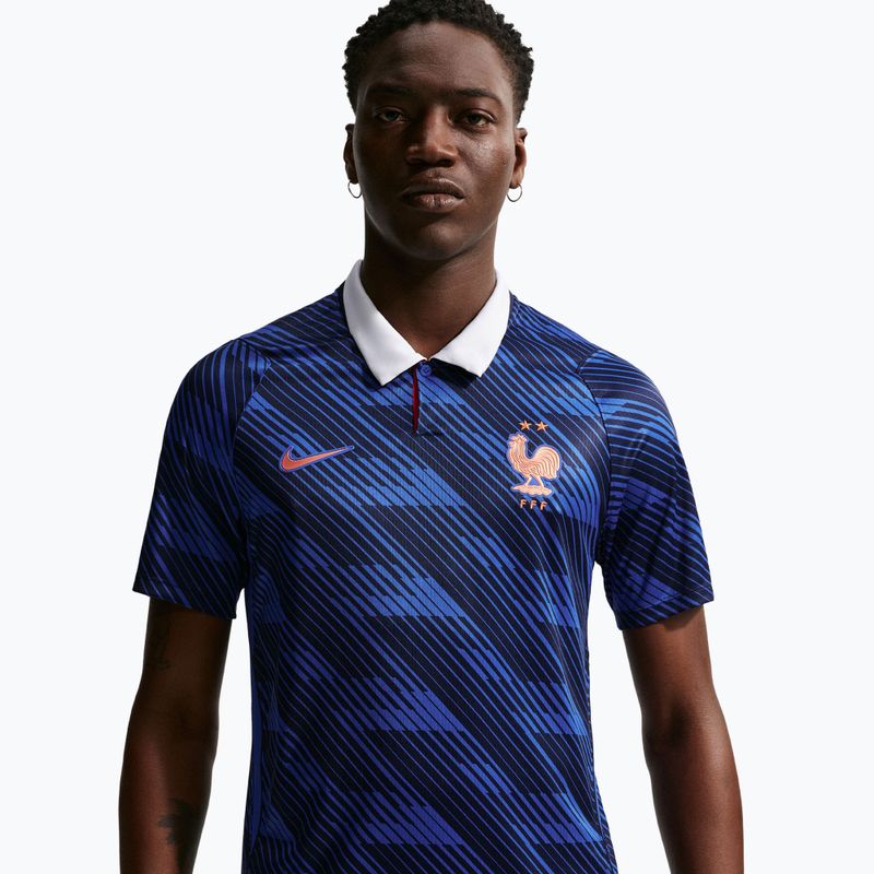 Vyriški futbolo marškinėliai Nike FFF 2026 Stadium Home game royal/metallic copper 4