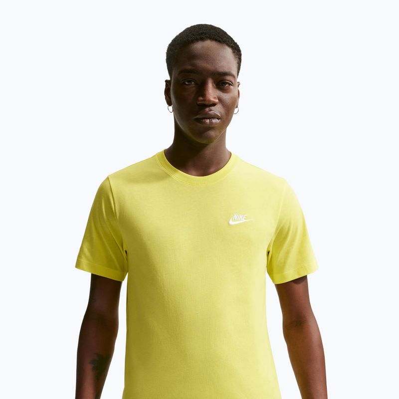 Vyriški marškinėliai Nike Sportswear Club sonic yellow 4