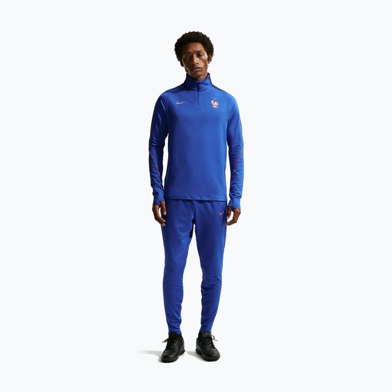 Vyriškas futbolo džemperis Nike FFF Strike Dri-Fit Drill Top game royal/metallic copper 2
