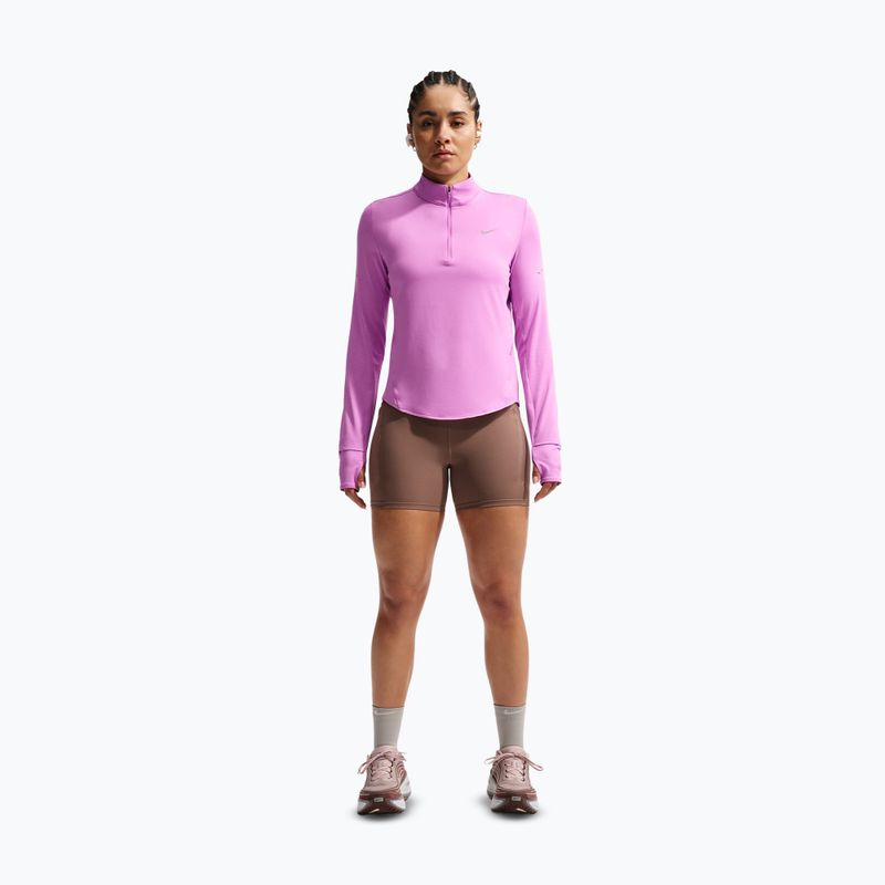 Moteriškas bėgimo džemperis Nike Swift Dri-FIT UV 1/4-Zip light magenta 2