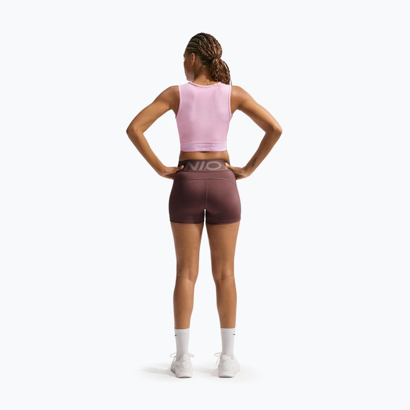 Moteriška sportinė palaidinė Nike Pro Dri-Fit pink foam/white 2