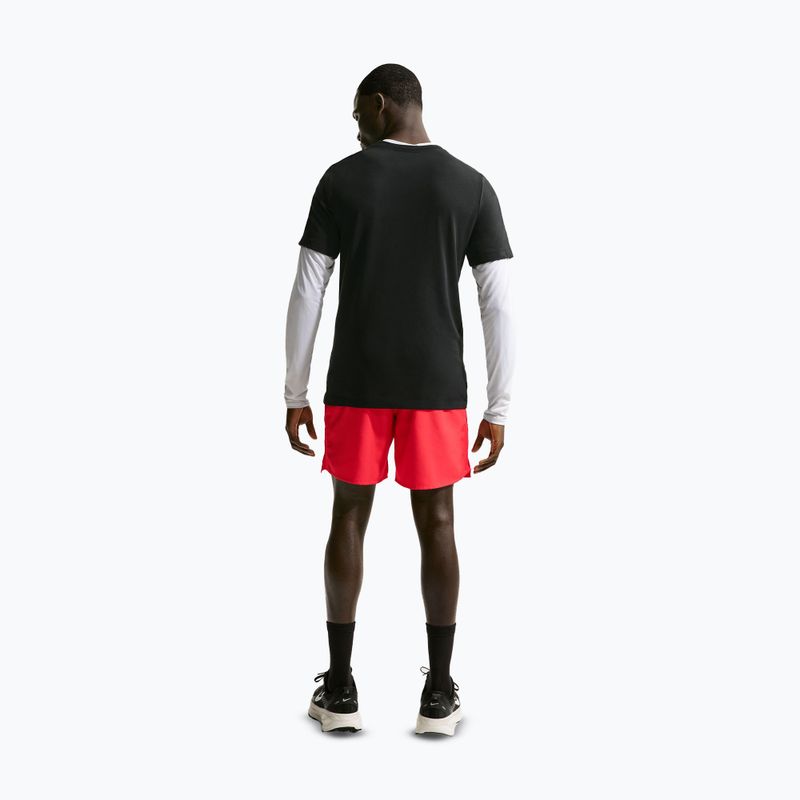 Vyriški marškinėliai Nike Dri-Fit Running black/team crimson 3