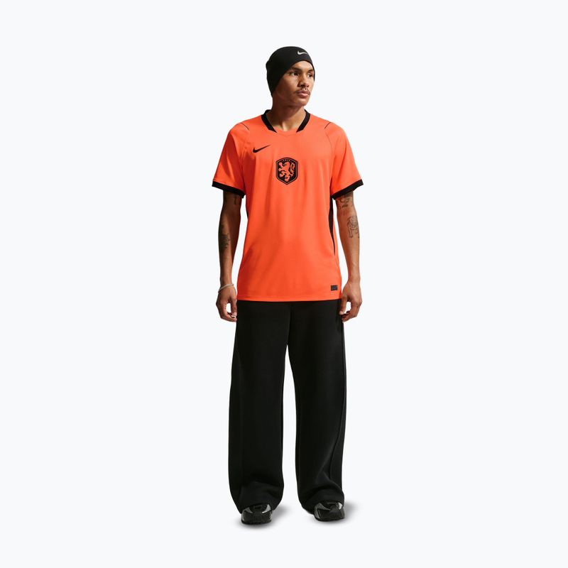 Vyriški futbolo marškinėliai Nike Netherlands 2026 Stadium Home hyper crimson/black 2