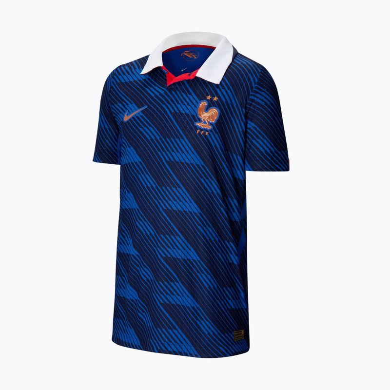Vaikiški futbolo marškinėliai Nike FFF 2026/27 Match Home game royal/metallic copper