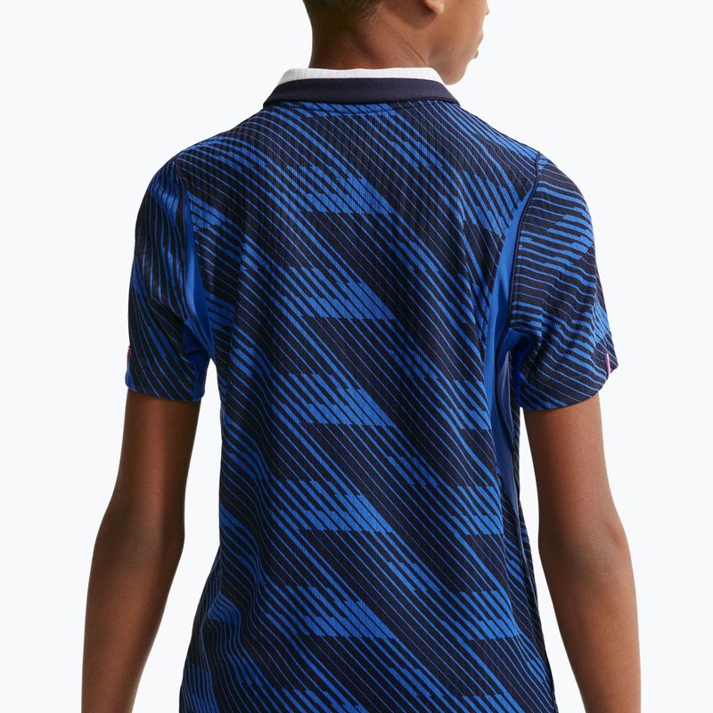 Vaikiški futbolo marškinėliai Nike FFF 2026/27 Match Home game royal/metallic copper 8
