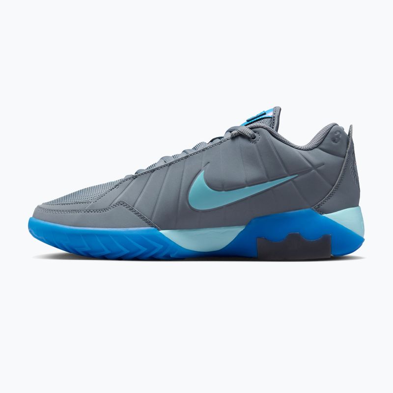 Vyriški krepšinio batai Nike LeBron Witness 9 cool grey/glacier ice/aurora blue 2
