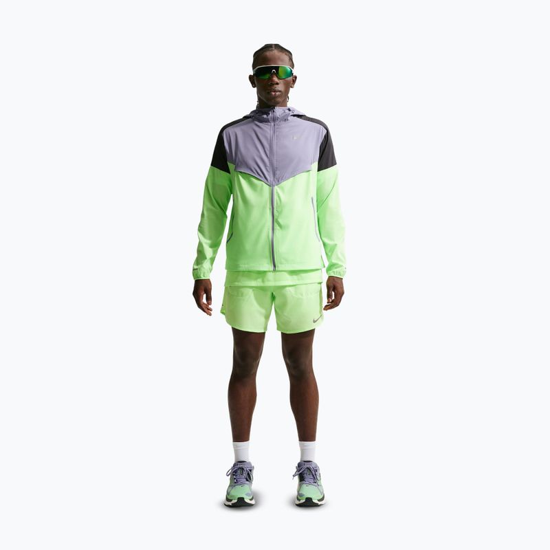 Vyriški bėgimo šortai Nike Stride Dri-Fit 2in1 7" lime blast 3
