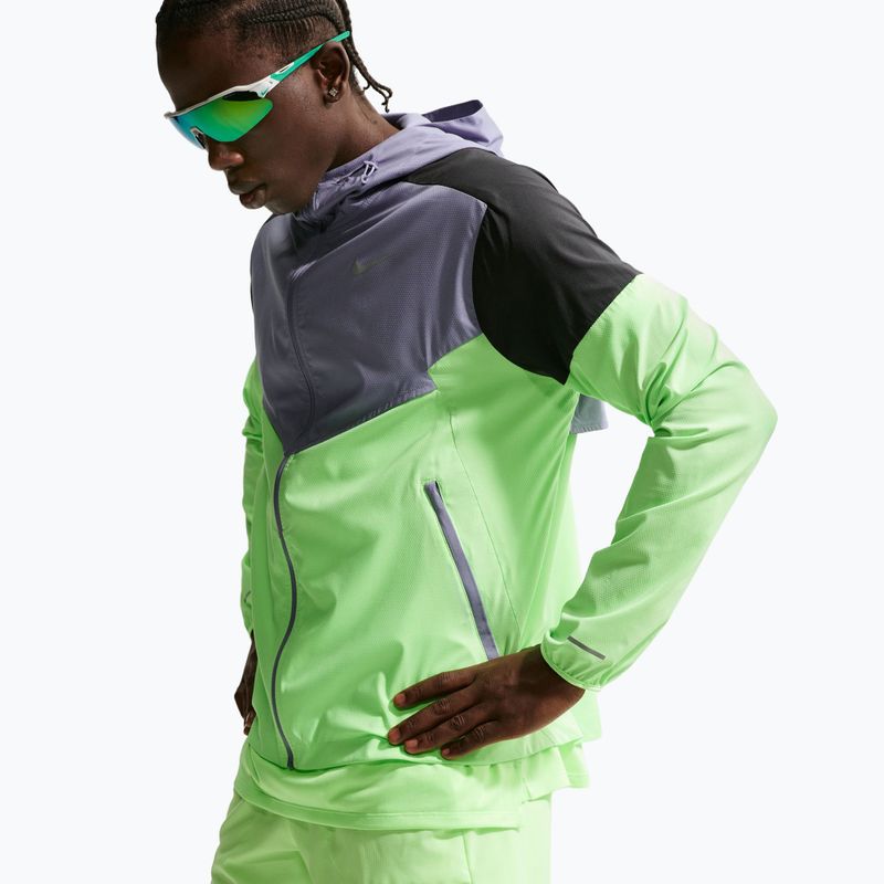 Vyriški bėgimo šortai Nike Stride Dri-Fit 2in1 7" lime blast 5