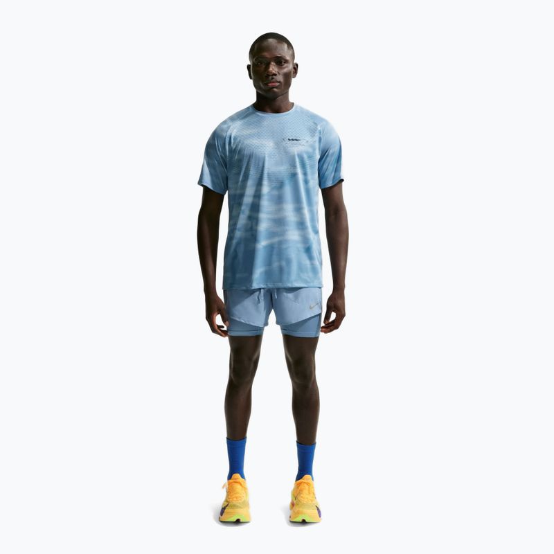 Vyriški bėgimo šortai Nike Stride Dri-Fit Hybrid 5" work blue 2