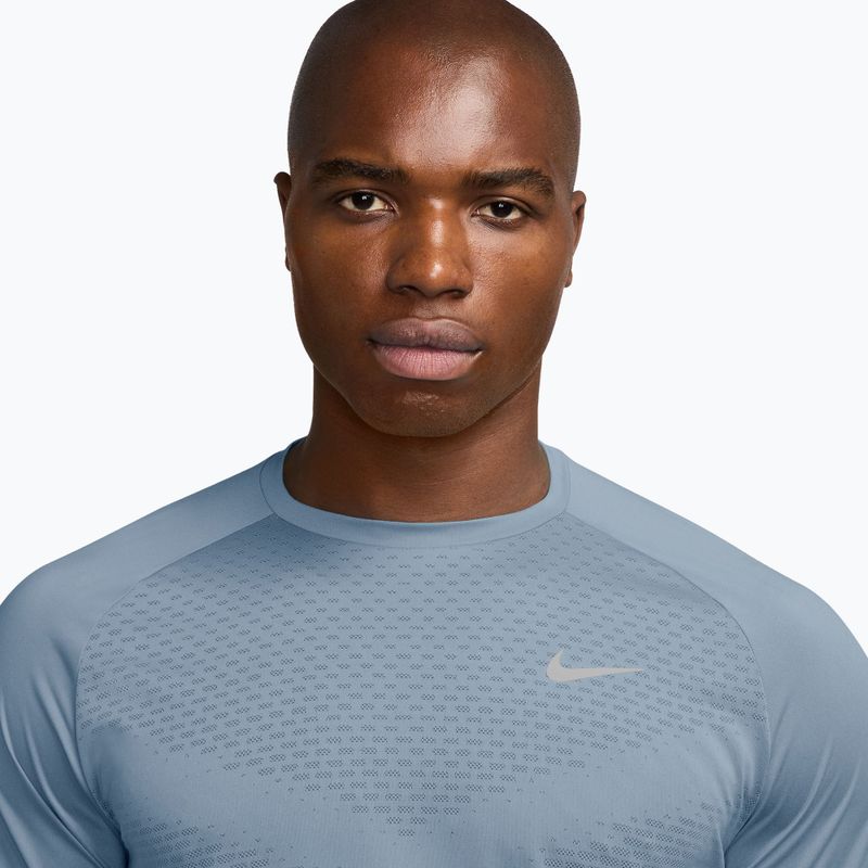 Vyriški bėgimo marškinėliai Nike Stride ADV light armory blue 3