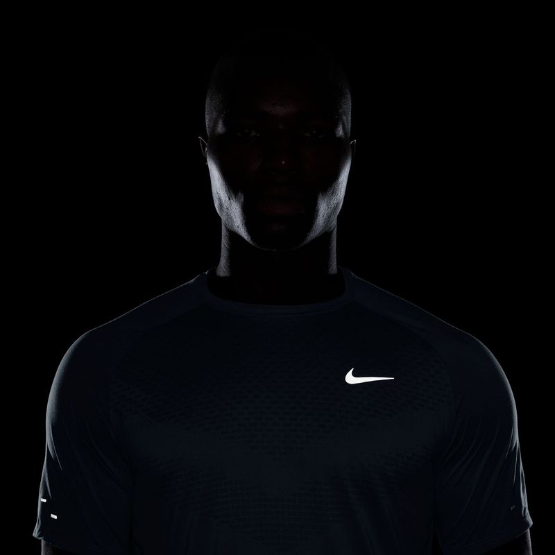 Vyriški bėgimo marškinėliai Nike Stride ADV light armory blue 4