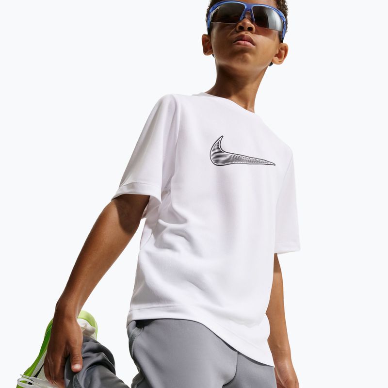 Vaikiški marškinėliai Nike Multi Dri-Fit white/black 4