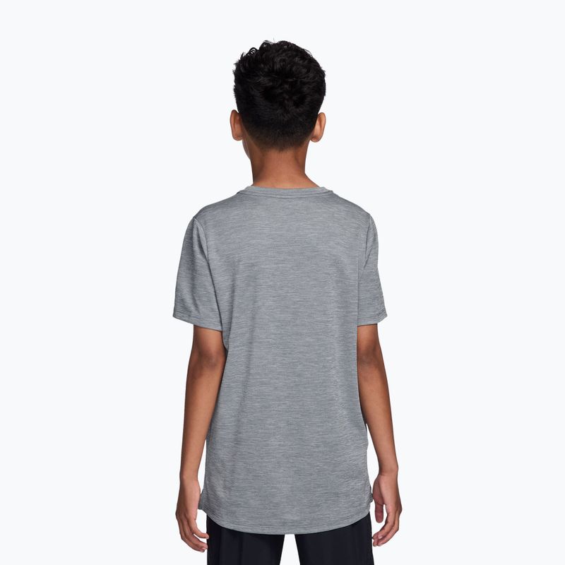 Vaikiški marškinėliai Nike Miler smoke grey/heather 2