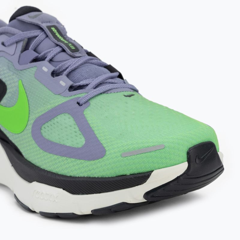 Vyriški bėgimo batai Nike Structure Plus iron purple/off black-sail/voltage green 7