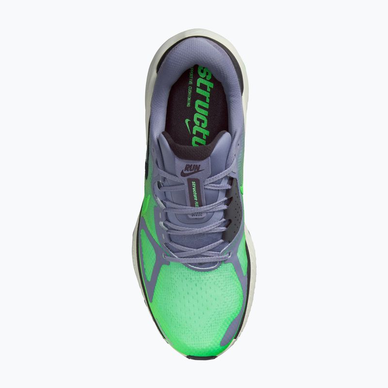 Vyriški bėgimo batai Nike Structure Plus iron purple/off black-sail/voltage green 6