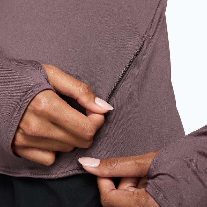 Moteriški bėgimo marškinėliai su ilgomis rankovėmis Nike Swift Dri-Fit UV 1/4-Zip tattoo 3