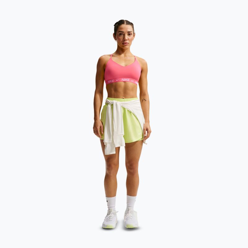 Sportinė liemenėlė Nike Dri-Fit Indy Light Support sea coral/sea coral/white 3