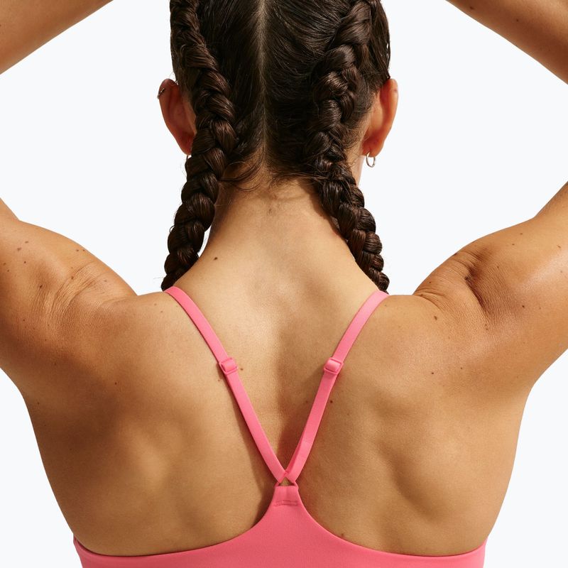 Sportinė liemenėlė Nike Dri-Fit Indy Light Support sea coral/sea coral/white 6