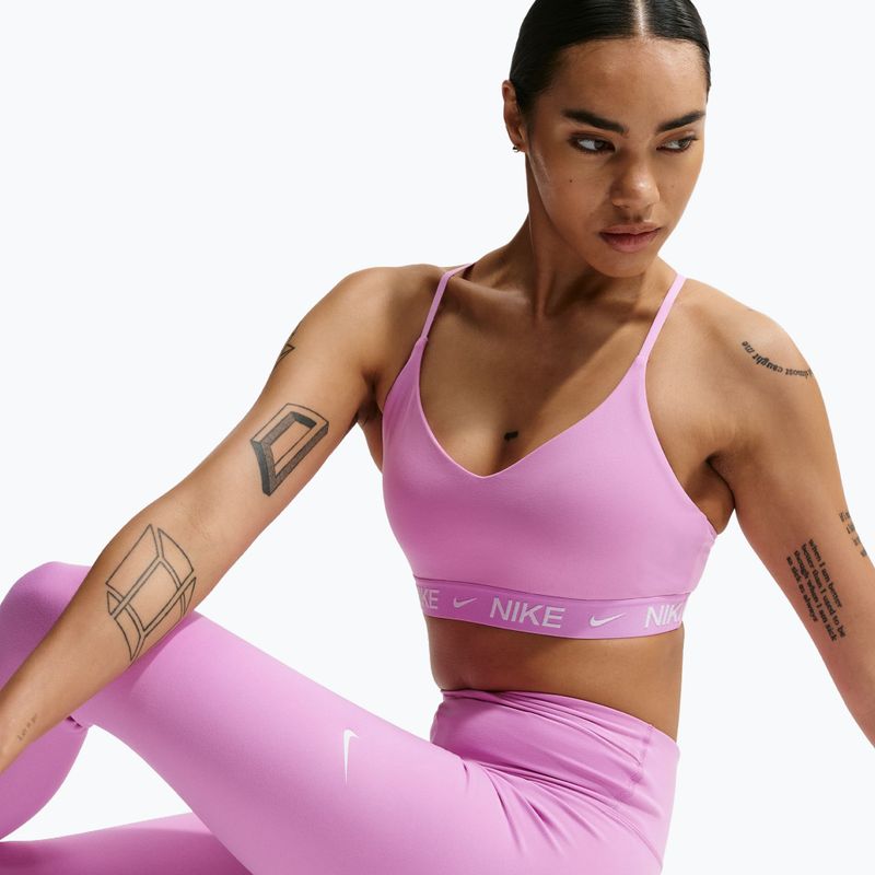 Treniruočių liemenėlė Nike Dri-Fit Indy Light Support light magenta/light magenta/white 6