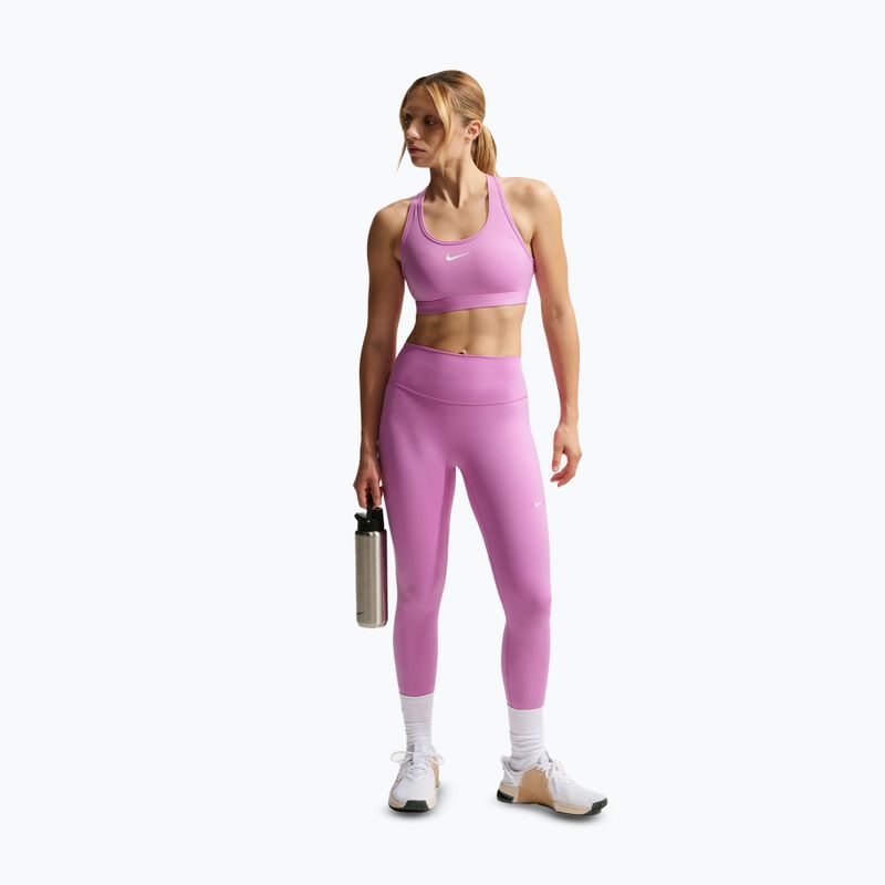 Sportinė liemenėlė Nike Swoosh Medium Support light magenta/white 2