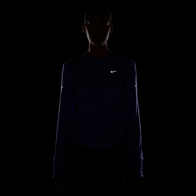 Moteriški bėgimo marškinėliai su ilgomis rankovėmis Nike Swift Dri-Fit UV sapphire 4