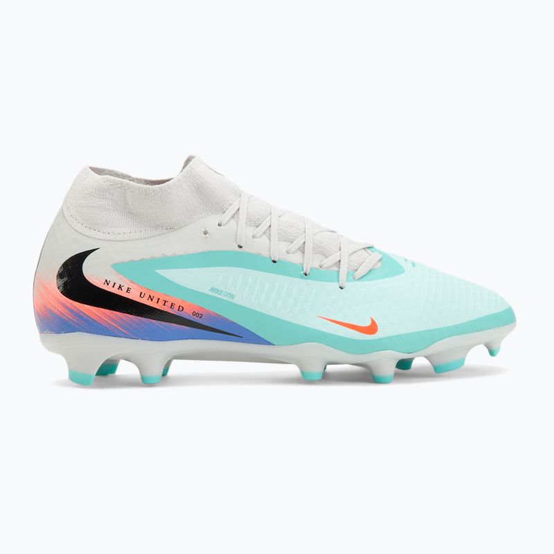 Vyriški futbolo bateliai Nike United Phantom 6 High Academy FG/MG pistachio frost/hyper orange 2