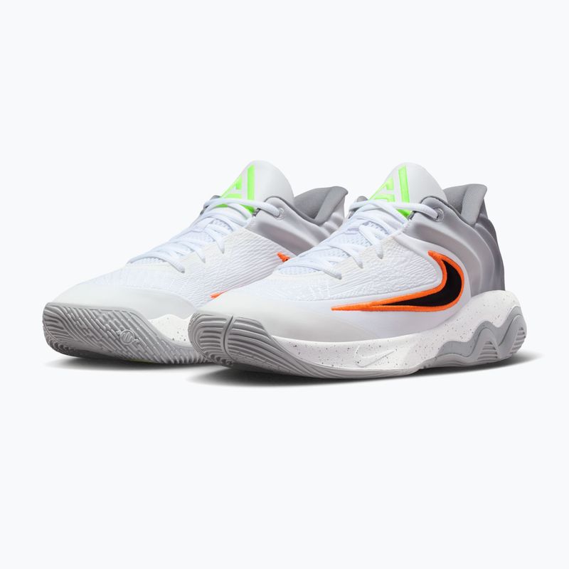 Vyriški krepšinio batai Nike Giannis Immortality 4 white/volt/wolf grey/black 3