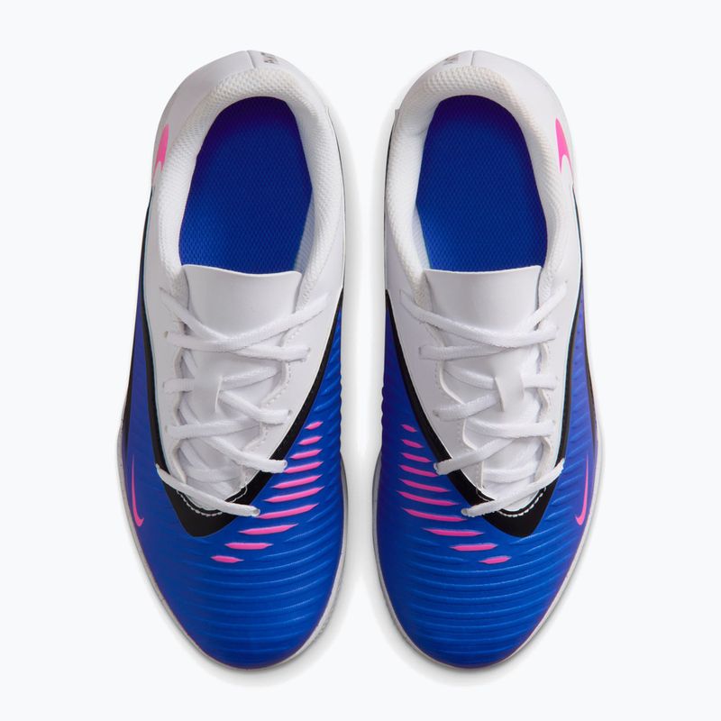 Vaikiški futbolo bateliai Nike Jr. Phantom 6 Low Club IN racer blue/white/pink blast 13