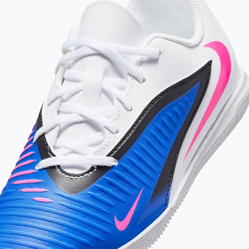 Vaikiški futbolo bateliai Nike Jr. Phantom 6 Low Club IN racer blue/white/pink blast 14