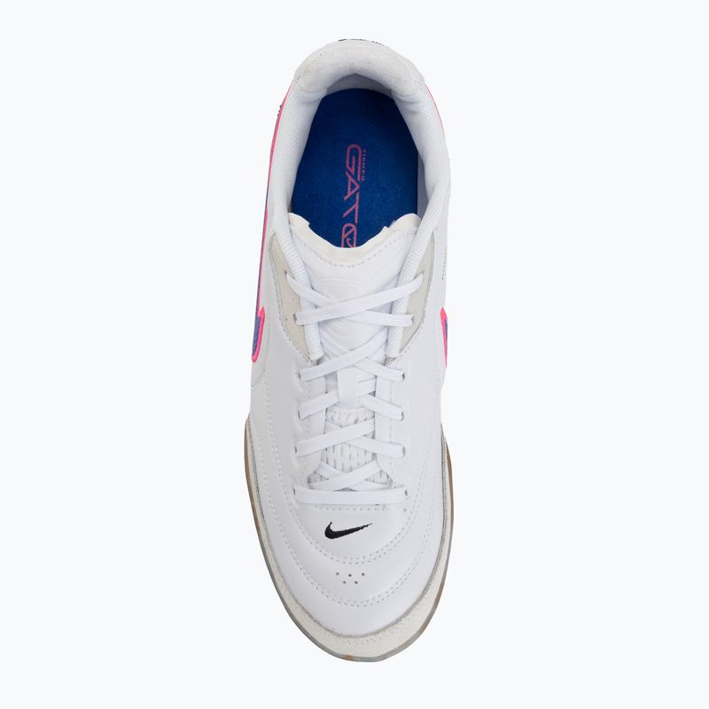 Vyriški futbolo bateliai Nike Streetgato white/pink blast/racer blue 5