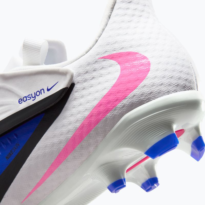 Vyriški futbolo bateliai Nike Phantom 6 Low Academy EasyOn FG/MG racer blue/white/pink blast 9