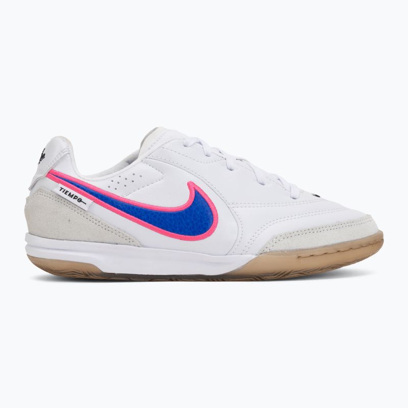 Vaikiški futbolo bateliai Nike Tiempo Streetgato Jr white/pink blast/racer blue 2