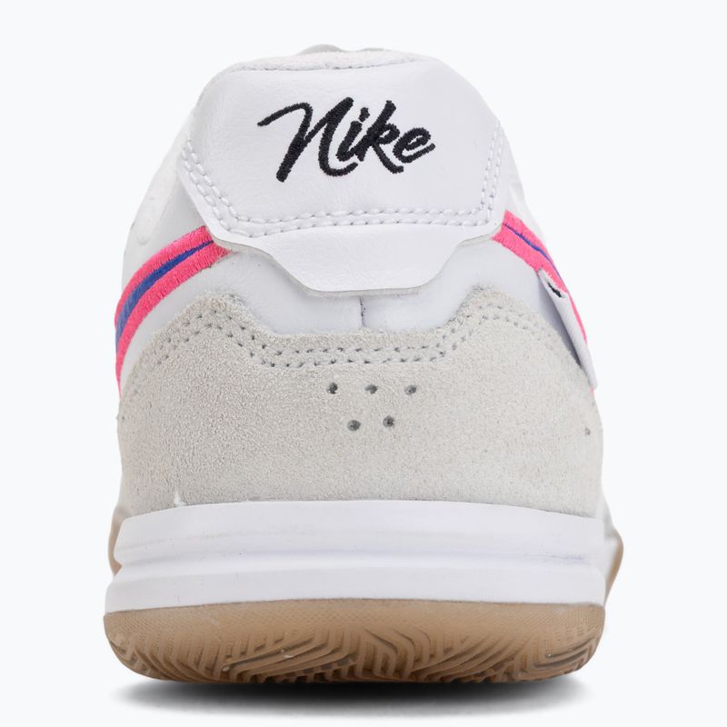 Vaikiški futbolo bateliai Nike Tiempo Streetgato Jr white/pink blast/racer blue 6