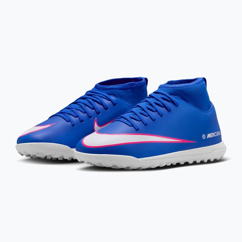 Vaikiški futbolo bateliai Nike Mercurial Superfly 10 Club TF racer blue/white 10