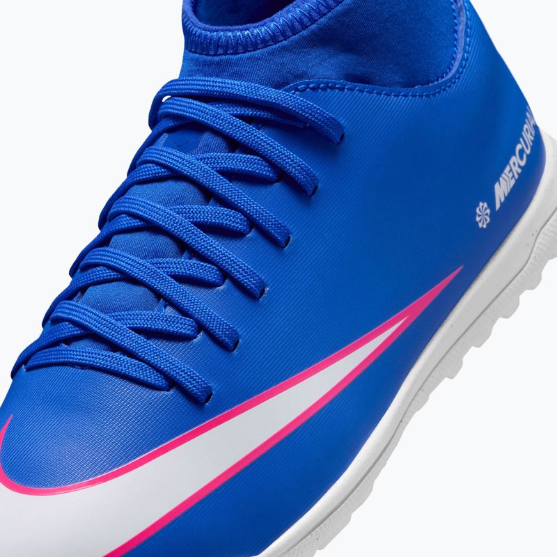 Vaikiški futbolo bateliai Nike Mercurial Superfly 10 Club TF racer blue/white 14