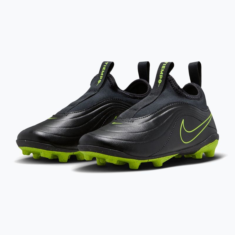 Vaikiški futbolo bateliai Nike Tiempo Maestro Flex Jr FG/MG PS black/volt/black 3