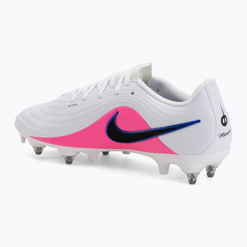 Vyriški futbolo bateliai Nike Tiempo Maestro Acad SG-Pro AC White/Racer Blue/Pink Blast/Black 3