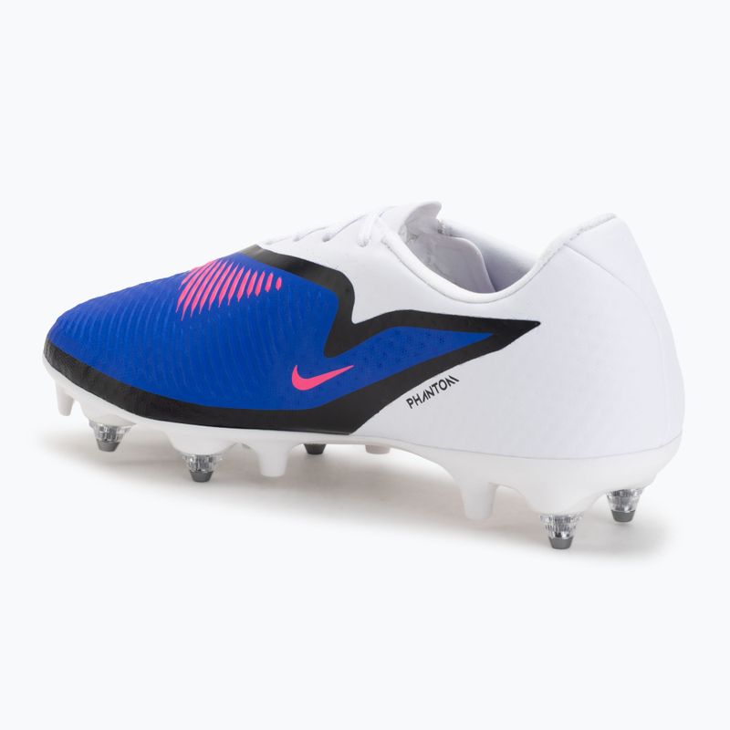 Vyriški futbolo bateliai Nike Phantom 6 Low Academy SG Racer Blue/White/Pink Blast 3