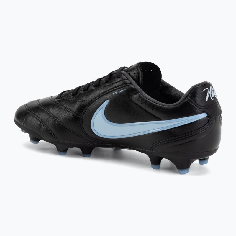 Vyriški futbolo bateliai Nike Tiempo Ligera Pro FG black/ice blue/obsidian 3