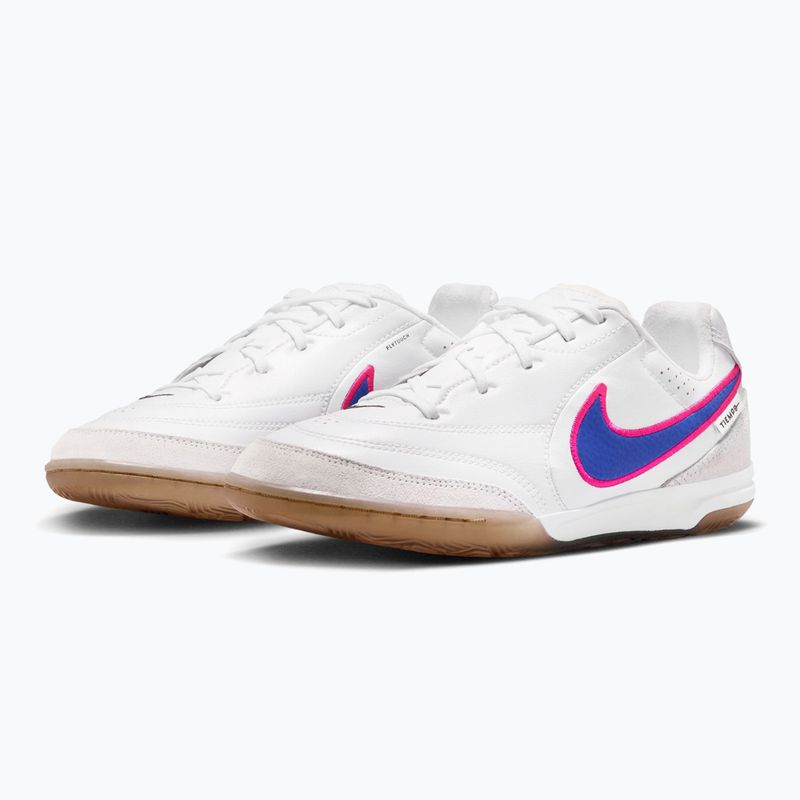 Vaikiški futbolo bateliai Nike Tiempo Streetgato Jr white/pink blast/racer blue 3