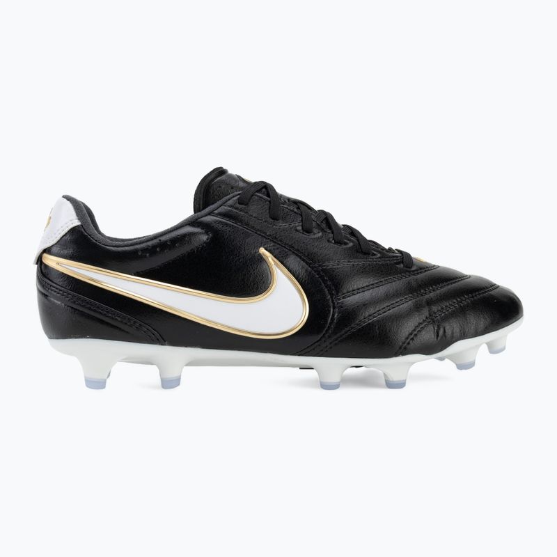 Vyriški futbolo bateliai Nike Tiempo Ligera Pro FG black/white 2