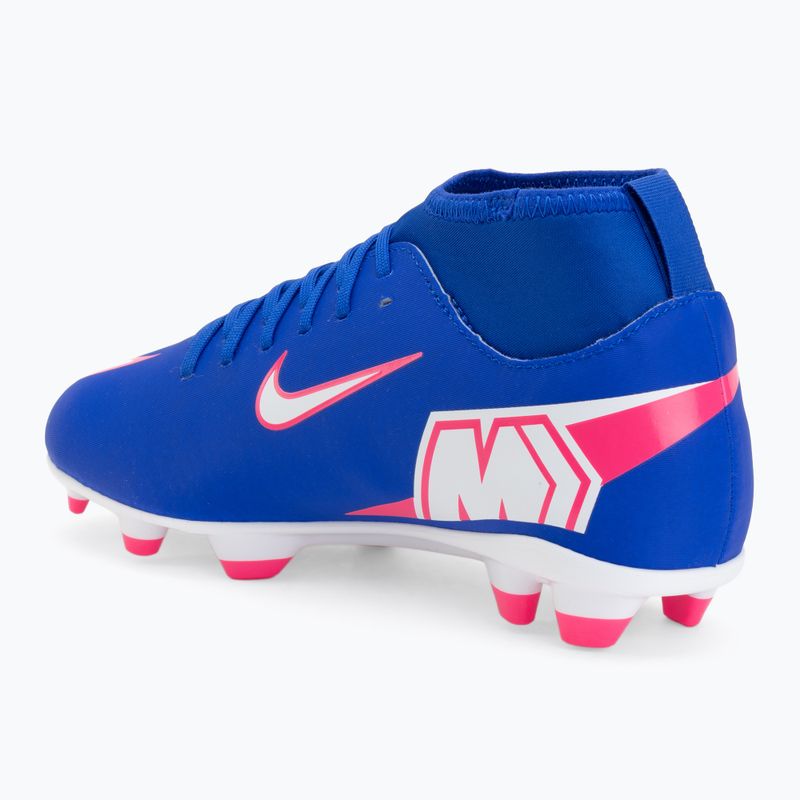 Vaikiški futbolo bateliai Nike Mercurial Superfly 10 Club FG/MG racer blue/white 3