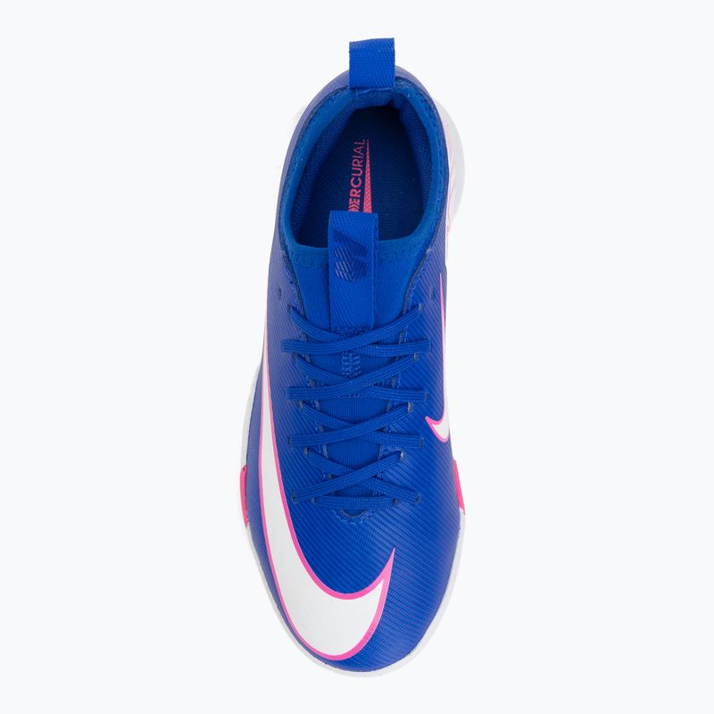 Vaikiški futbolo bateliai Nike Mercurial Vapor 16 Academy IC racer blue/white 5