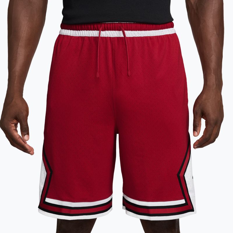 Vyriški krepšinio šortai Jordan Sport Dri-FIT 9" Diamond gym red/white/gym red