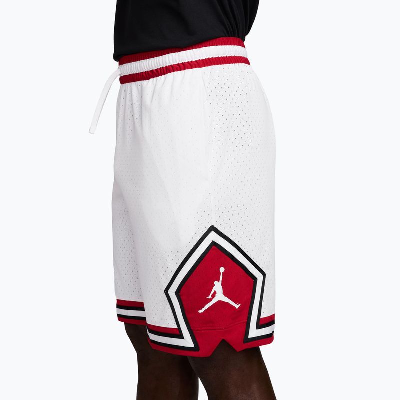 Vyriški krepšinio šortai Jordan Sport Dri-FIT 9" Diamond white/gym red/white 3