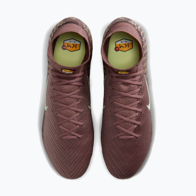 Vyriški futbolo bateliai Nike Mercurial Superfly 10 Elite Kylian Mbappé FG Plum Eclipse/Metallic Silver 5