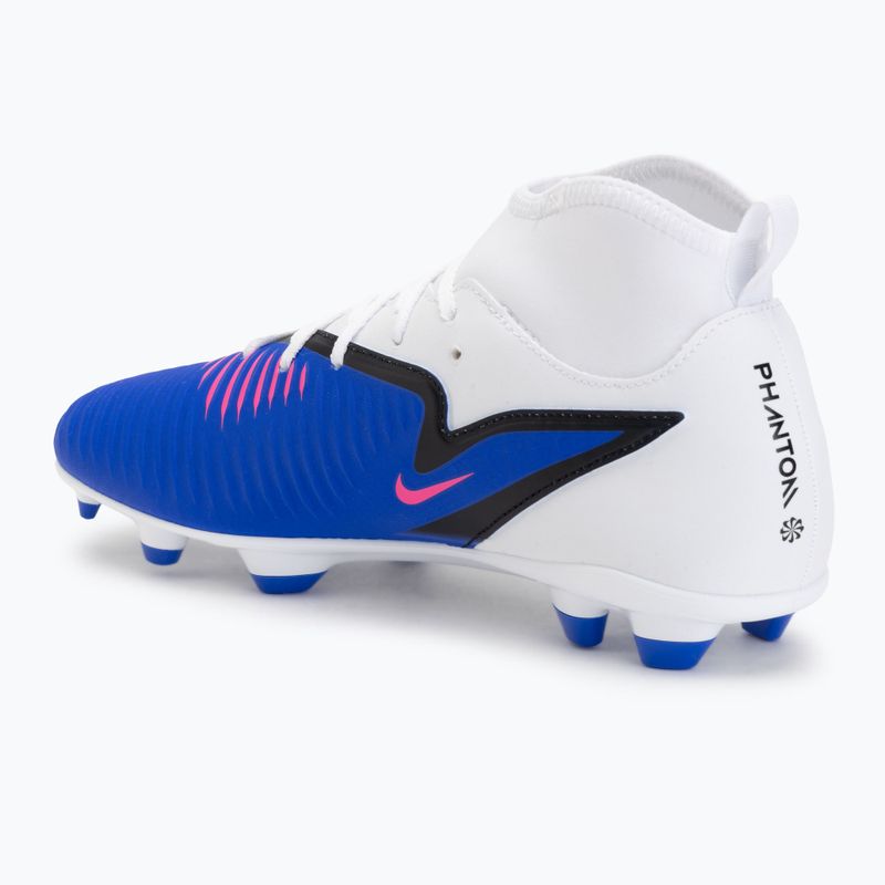 Vyriški futbolo bateliai Nike Phantom 6 High Club FG/MG racer blue/white/pink blast 3