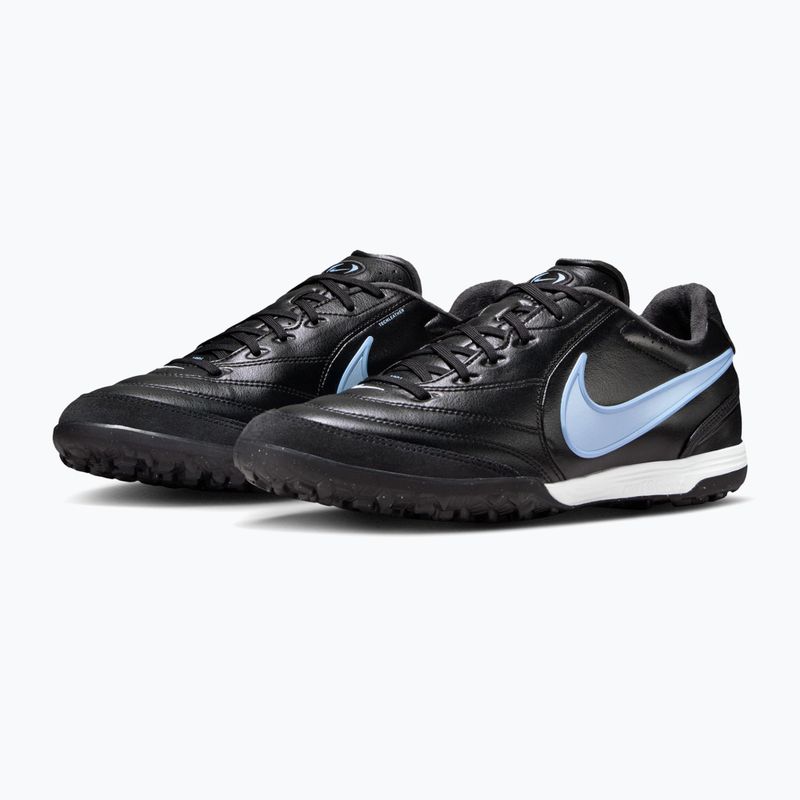 Vyriški futbolo bateliai Nike Tiempo Ligera Pro TF black/ice blue/obsidian 10